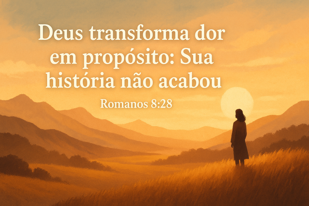 Quem nunca se perguntou, no meio da dor: "Deus, onde estás?" ou "Por que isso está acontecendo comigo?" Em momentos de sofrimento, nossa visão se estreita, e tudo o que conseguimos enxergar é a dor. Mas a Palavra de Deus nos convida a olhar além, com olhos da fé. Romanos 8:28 nos lembra:
